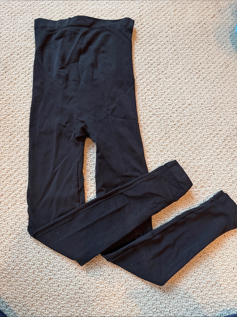 Spanx black maternity leggings